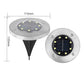 🔥Zonne-energie Grondlamp van Roestvrij Staal met 8 LED's