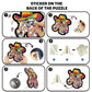 🦄🌈2026 Leuke Puzzelset: Cowboyhoed, Pony, Ingelijste Stapelpuzzel, Onregelmatig gevormde Houten Puzzel