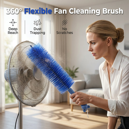 Flexibele radiatorreinigingsborstel met lange steel