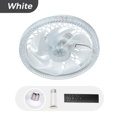 💡2-in-1 dimbare plafondventilatorlamp met afstandsbediening – stil, verstelbaar en ruimtebesparend