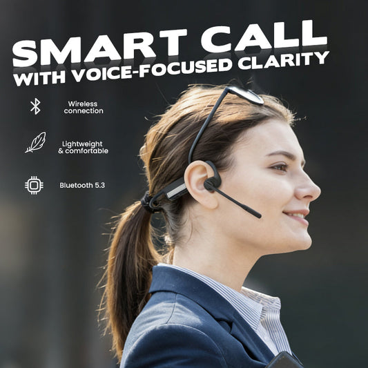 🔥 Open Air Conduction Wireless Bluetooth Headset with Microphone