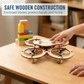 ✈️ 60% KORTING! DIY Houten Drone Bouwpakket voor Kinderen – Hoogtebehoud, Stabiele Afstandsbediening & Verbeterde Veiligheid! 🎁🚁