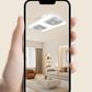 💡🌀 Moderne 2-in-1 LED-plafondventilator met verlichting ✨