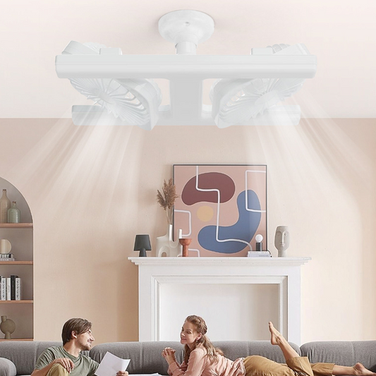 💡🌀 Moderne 2-in-1 LED-plafondventilator met verlichting ✨