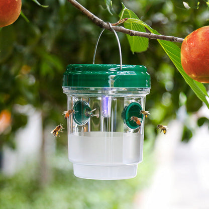 🛡️ Bescherm je tuin tegen wespen – zonne-energie val met LED-licht – weerbestendig en onderhoudsvriendelijk 🌞🐝