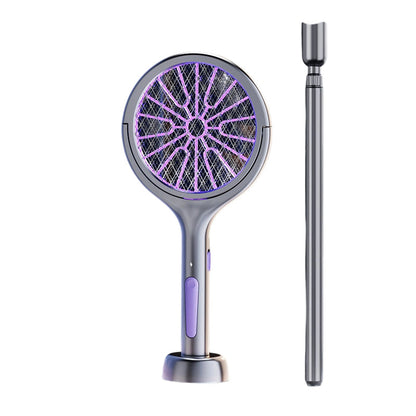 Mosquito Zapper 2-in-1 elektrische muggenvanger, oplaadbare USB-insectenvanger van 3000 V met draaibare kop, elektrische muggenvanger voor thuis/balkon/tuin/kamperen