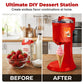 🍦 【Laatste Kans – binnenkort terug op normale prijs!】🥳 Automatische IJsmachine – 15 Min. Vrieztijd & 1,0 L Capaciteit – Één-Knop Uitgifte – perfect voor zachte ijsjes thuis 🍨✨🕹️