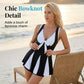 Tankini met shortje voor dames in grote maten