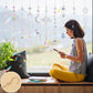 Decoratieve raamdecoratie hangende set