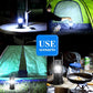 3-in-1 LED-kampeerlantaarn met vlam