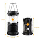 3-in-1 LED-kampeerlantaarn met vlam