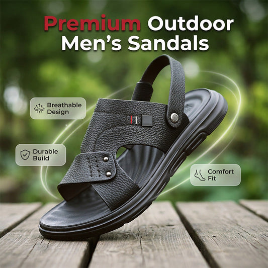 Convertible sandalen voor heren van PU-leer