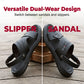Convertible sandalen voor heren van PU-leer