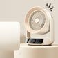 Stille bureauventilator met slimme led-indicator