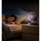 Stille bureauventilator met slimme led-indicator