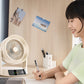 Stille bureauventilator met slimme led-indicator