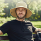 🧢 ☀️ Outdoor zonnehoed met brede rand en kinband – Lichtgewicht, beschermend en perfect voor het strand en wandelen 🏖️ 🥾