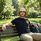 🧢 ☀️ Outdoor zonnehoed met brede rand en kinband – Lichtgewicht, beschermend en perfect voor het strand en wandelen 🏖️ 🥾