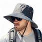 🧢 ☀️ Outdoor zonnehoed met brede rand en kinband – Lichtgewicht, beschermend en perfect voor het strand en wandelen 🏖️ 🥾