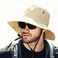 🧢 ☀️ Outdoor zonnehoed met brede rand en kinband – Lichtgewicht, beschermend en perfect voor het strand en wandelen 🏖️ 🥾