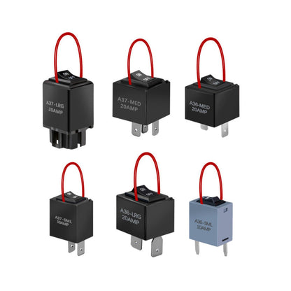 Professionele set voor het testen van autorelais en bypass-jumpers