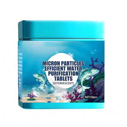 Tabletten voor zeer efficiënte waterzuivering in aquaria