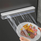 Magnetische vershoudfoliedispenser met schuifmes