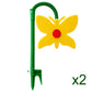 Draaiende gazonsproeier met vlinderdesign