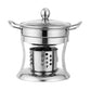 🔥 TIJDELIJKE AANBIEDING: 50% KORTING! ✨ Draagbare alcoholbrander met hotpot – draadloos, roestvrij staal, voor op de camping 🍲