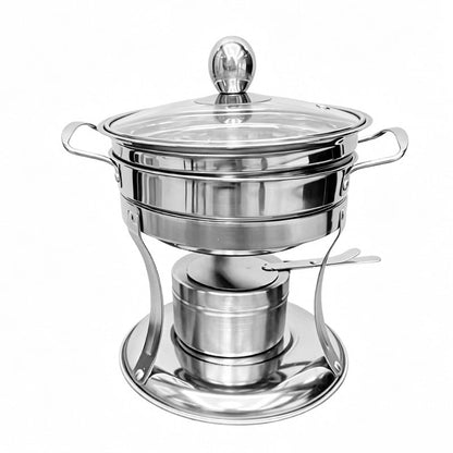 🔥 TIJDELIJKE AANBIEDING: 50% KORTING! ✨ Draagbare alcoholbrander met hotpot – draadloos, roestvrij staal, voor op de camping 🍲