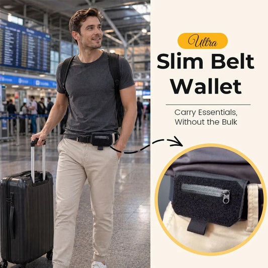 💳 Slanke Riemsportemonnee – Discreet, Lichtgewicht, voor Kaarten/Geld 🏃‍♂️