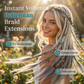 Maillard Stijl Voorgevlochten Haarextensions