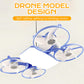 3-Standen E27 Drone Model Ventilatorlamp met Afstandsbediening