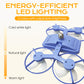 3-Standen E27 Drone Model Ventilatorlamp met Afstandsbediening