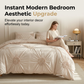 🛏️ 50% korting op elegant duvetovertrek – luxe plooidetails, zacht en ademend, voor een warme hoteluitstraling thuis.