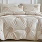 🛏️ 50% korting op elegant duvetovertrek – luxe plooidetails, zacht en ademend, voor een warme hoteluitstraling thuis.