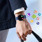 Smartwatch, uitgerust met een slimme spraakassistent, Bluetooth-belfunctie, IP68-waterdichte zwem- en fitnesstracker, met 100 ingebouwde sportmodi