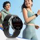 Smartwatch, uitgerust met een slimme spraakassistent, Bluetooth-belfunctie, IP68-waterdichte zwem- en fitnesstracker, met 100 ingebouwde sportmodi