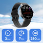 Smartwatch, uitgerust met een slimme spraakassistent, Bluetooth-belfunctie, IP68-waterdichte zwem- en fitnesstracker, met 100 ingebouwde sportmodi