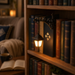 Miniatuur Retro Straatlantaarn Boekensteun met Licht