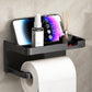 Wandgemonteerde Toiletrolhouder met Opbergplank