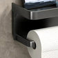 Wandgemonteerde Toiletrolhouder met Opbergplank
