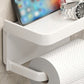 Wandgemonteerde Toiletrolhouder met Opbergplank