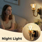 Vintage LED Insteek Nachtlampje