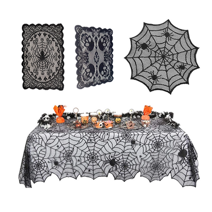 Spookig Halloween Tafelkleed en Placemats Set